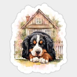 Dog - Bernese Mountain Sticker